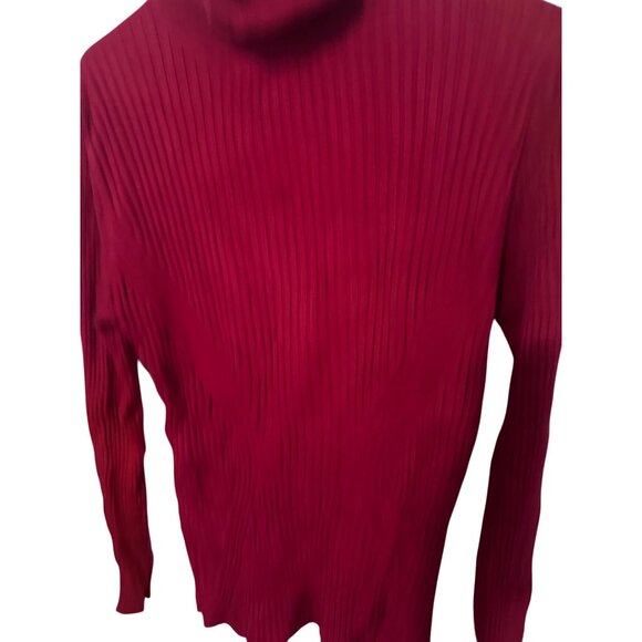Lane Bryant red turtle neck sweater size 22/24 - Picture 5 of 6